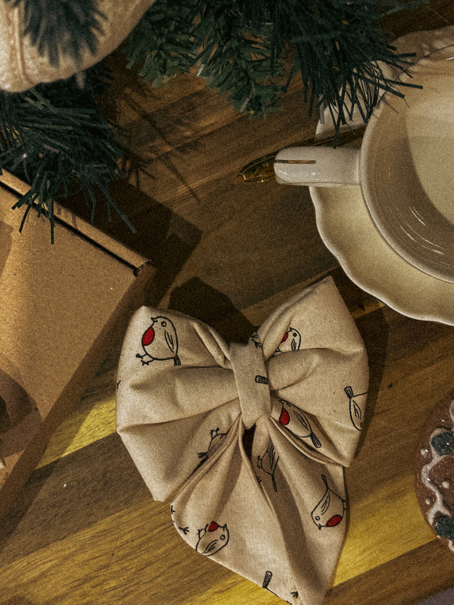 CREAM ROBIN SAILOR BOW