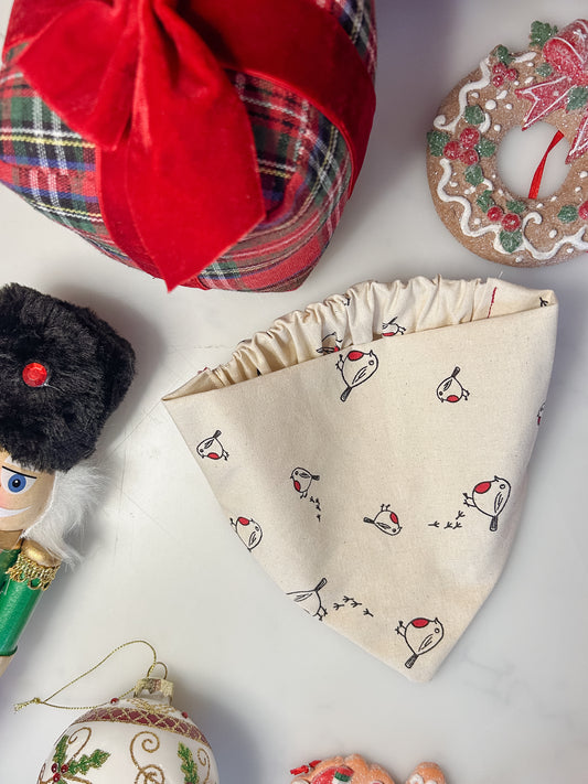 BANDANA | CREAM ROBIN